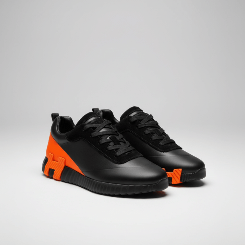 Sneaker Hérmes Orange noir